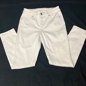 Tommy Bahama Boracay Beach Cream high rise ankle pants woman’s size 28